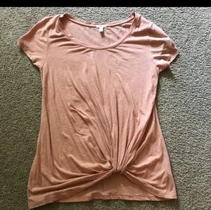 BP apricot twist front tshirt
